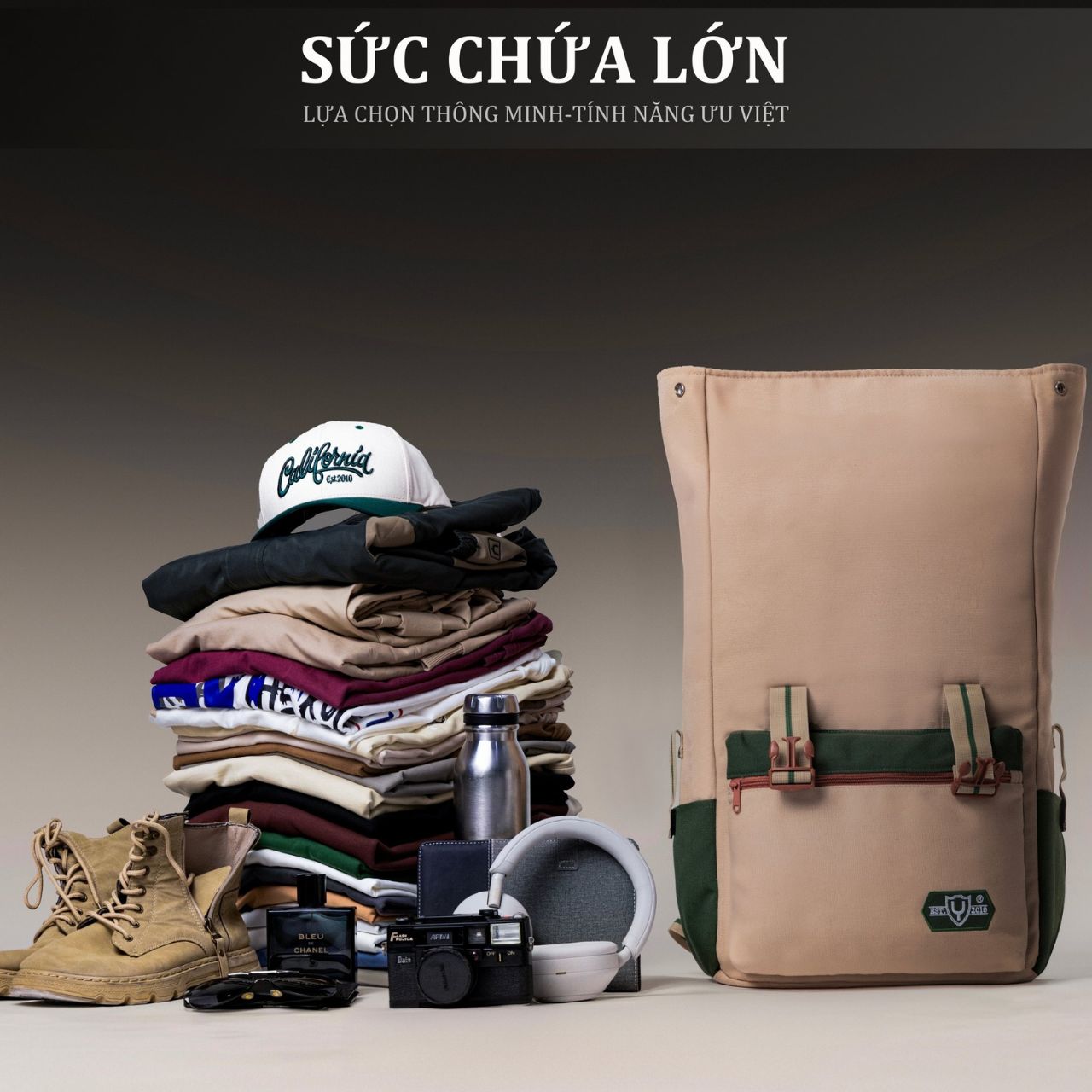 Balo/Túi Trống Sức Chứa Lớn YaMe: Đồng Hành Lý Tưởng Cho Mọi Chuyến Đi