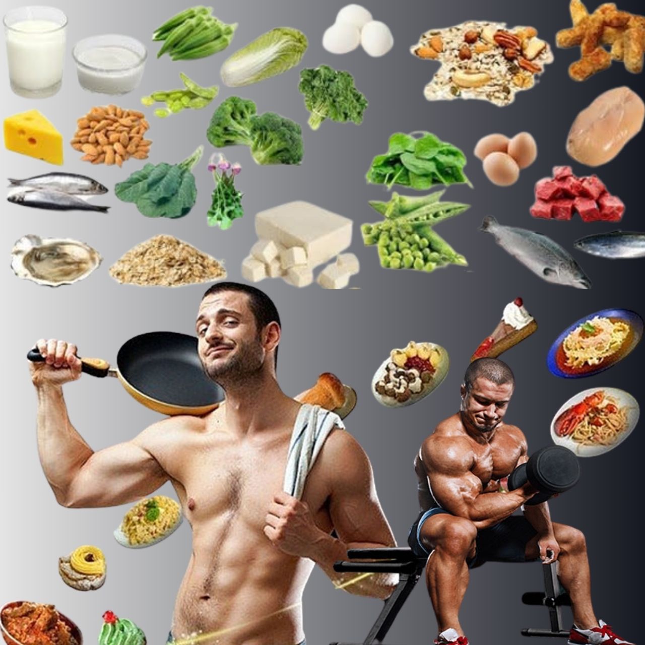 Chế độ dinh dưỡng nào giúp nam giới tập gym xây dựng cơ bắp và tăng cường sức mạnh?