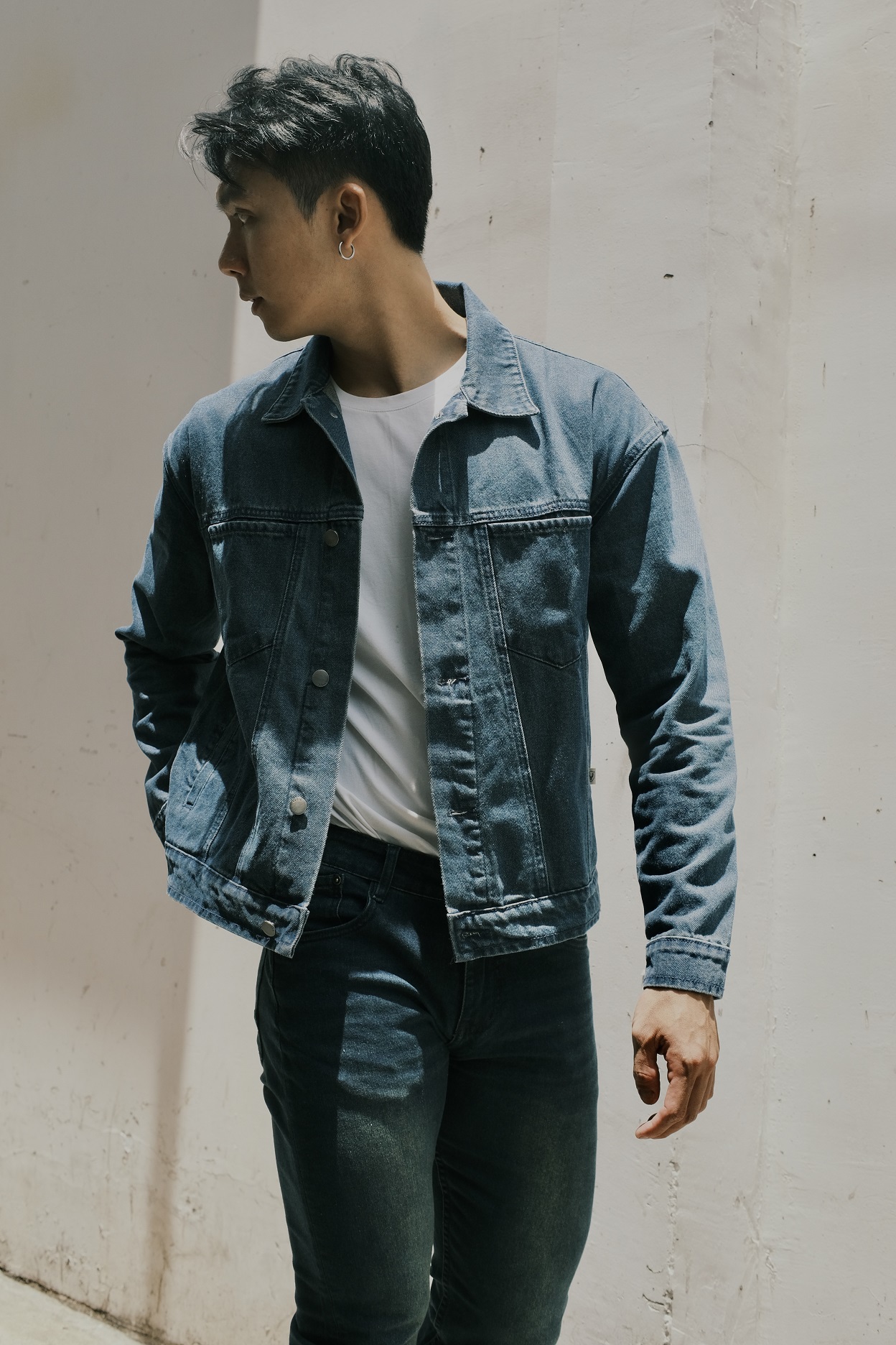 Hình ảnh các ngôi sao như James Dean, Steve McQueen mặc trang phục denim on denim đầy phong cách