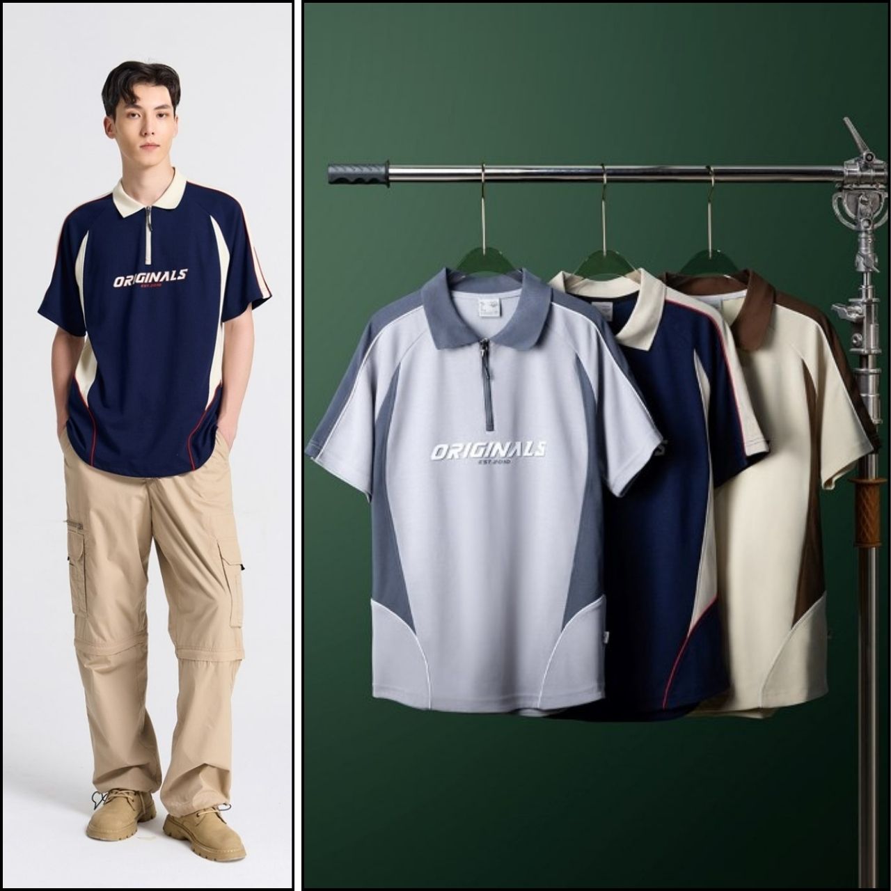 Áo Polo Phối Màu và Raglan YaMe: Phá Cách Và Năng Động, Thể Hiện Cá Tính Riêng
