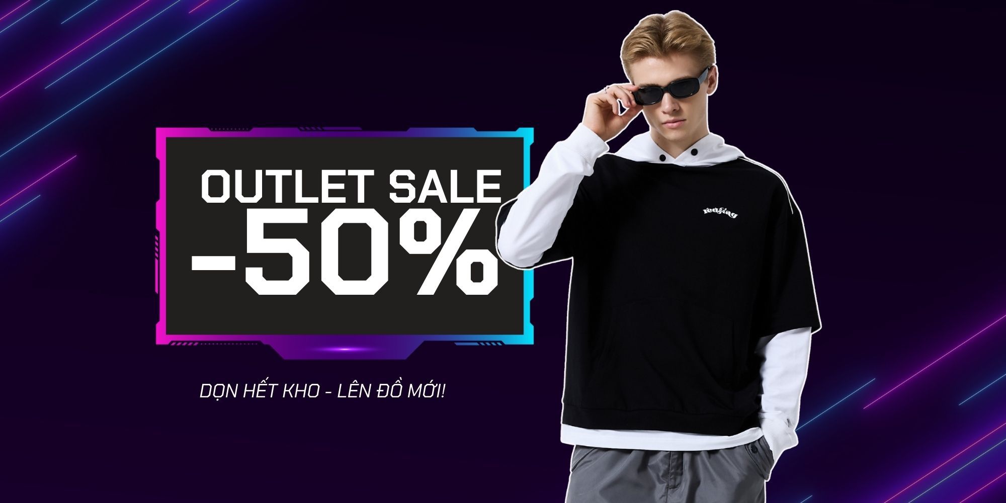 OUTLET SALE 50%